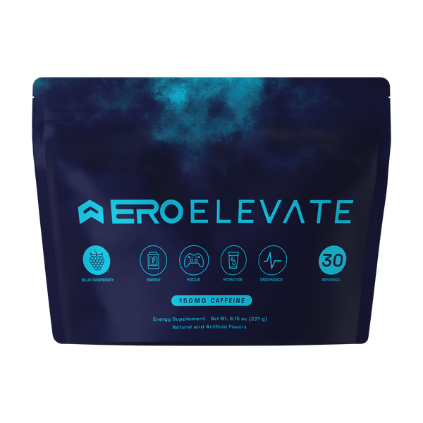 ERO Elevate Blue Raspberry bag, front